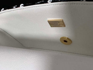 Chanel A69900 25C Mini Flap Fabric Printed  AS1116 Pink and white - Default Title - View 6