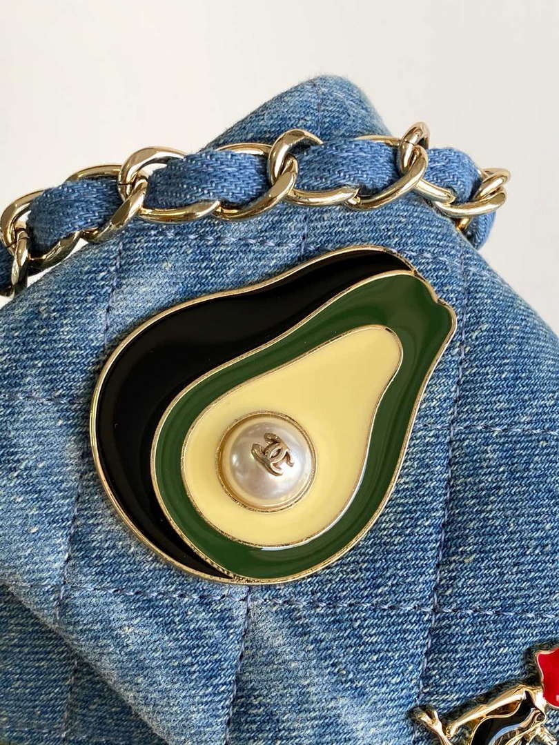 Chanel A69900 25C Mini Flap Vintage denim AS1116 Blue - Default Title - View 6