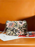 Chanel A69900 Mini Flap AS1116 Silver-Tone Sequins and glass pearls