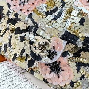 Chanel A69900 Mini Flap AS1116 Silver-Tone Sequins and glass pearls - Default Title - View 7