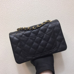 Chanel A69900 Mini Flap Bag Grained Calfskin Black Gold - Default Title - View 5