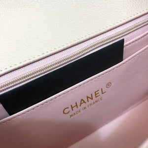 Chanel A69900 Mini Flap Bag Grained Calfskin Pink Gold - Default Title - View 9