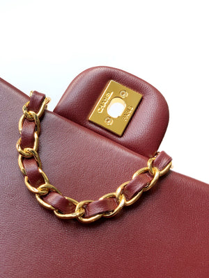 Chanel A69900 Mini Flap Bag Lambskin AS1116 Wine Red - Default Title - View 7
