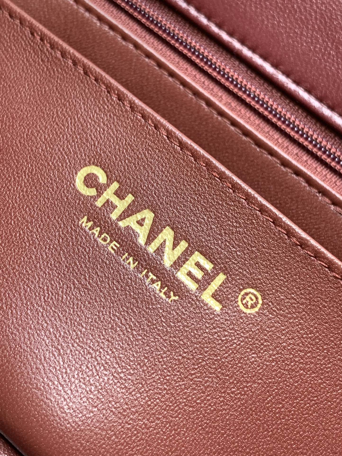 Chanel A69900 Mini Flap Bag Lambskin AS1116 Wine Red