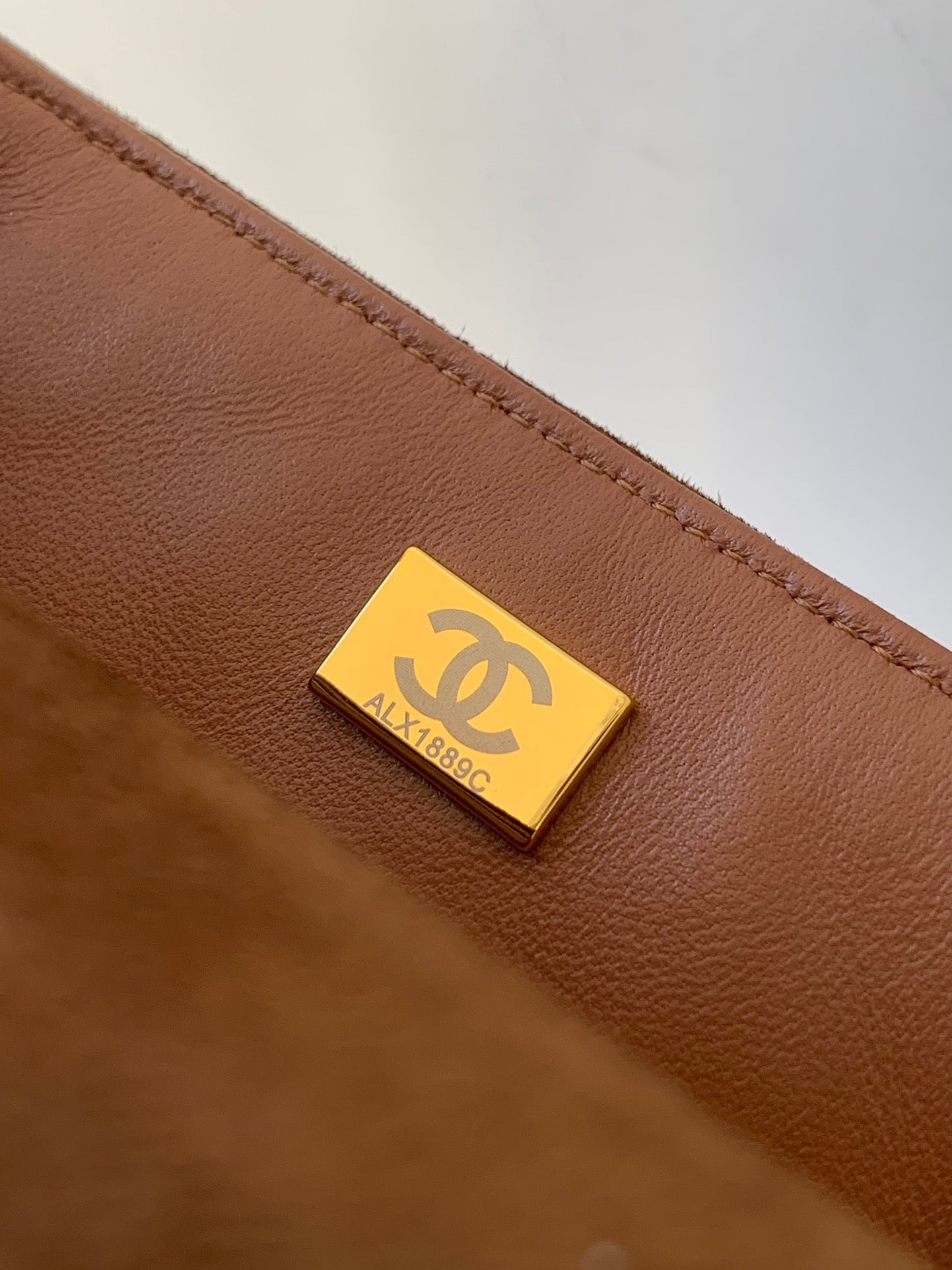 Chanel A69900 Mini Flap Bag Suede leather AS1116 Tan