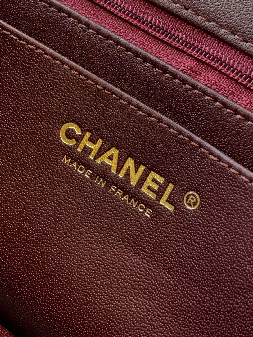 Chanel A69900 Mini Flap Dark Red Velvet CF AS1116