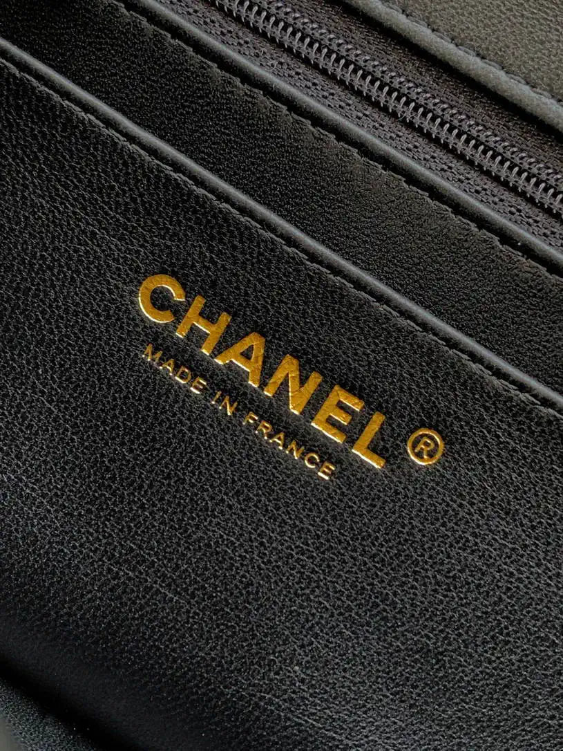 Chanel A69900 Mini Flap Black Velvet CF AS1116