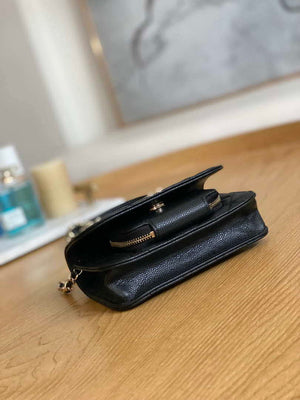 Chanel A81215 Mini messenger bag with Handle Black - Default Title - View 6