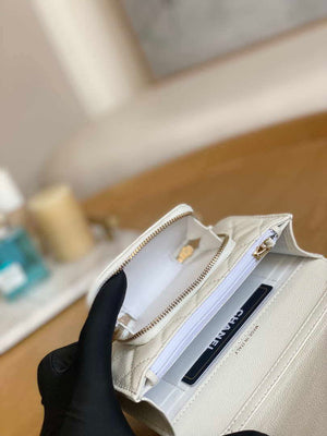 Chanel A81215 Mini messenger bag with Handle White - Default Title - View 9