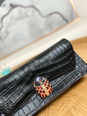 Chanel A86015 Clutch evening bag Crocodile Black - Default Title - View 2