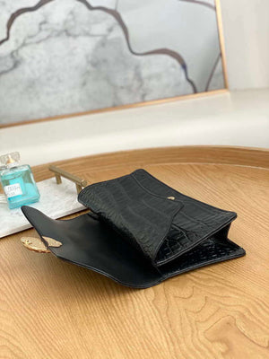 Chanel A86015 Clutch evening bag Crocodile Black - Default Title - View 6
