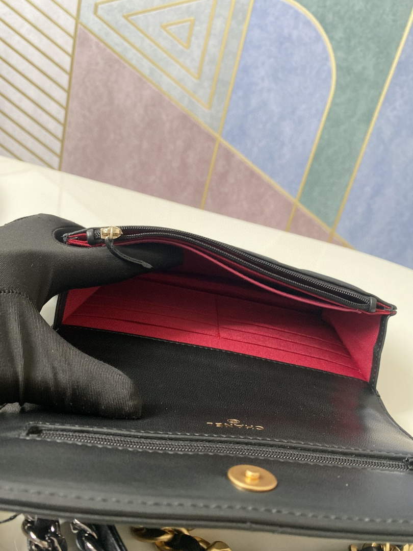 Chanel A86092 WOC Bag Lambskin Black - Default Title - View 7
