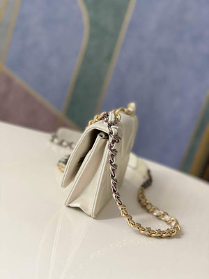 Chanel A86092 WOC Chain Wallet Bag Lambskin White - Default Title - View 3