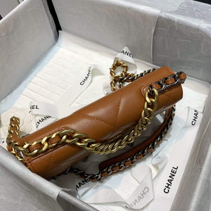 Chanel A86092 WOC 19 Chain Wallet Bag Lambskin Brown - Default Title - View 6