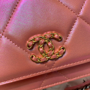 Chanel A86092 WOC 19 Chain Wallet Bag Lambskin Pink - Default Title - View 4