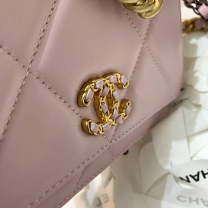 Chanel A86092 WOC 19 Chain Wallet Bag Lambskin Light Pink - Default Title - View 3