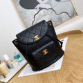 Chanel A88792 Backpack Calfskin Black Gold - Default Title - View 1