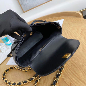 Chanel A88792 Backpack Calfskin Black Gold - Default Title - View 8