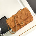 Chanel A88809 Flap Bag Gold-Tone Metal  Macaroon Khaki - Mini size: 19.5 cm - View 1