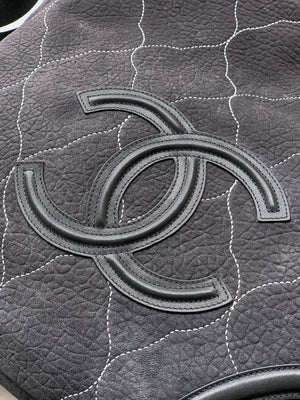 Chanel A88991 Hobo Bag Suede & Silver-Tone Metal Black - Default Title - View 5
