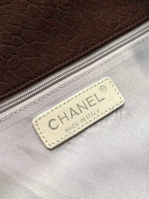 Chanel A88991 Hobo Bag Suede & Silver-Tone Metal Brown - Default Title - View 9
