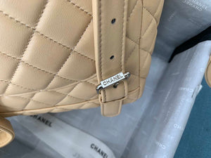 Chanel A91120 Backpack Vintage Lambskin Bag Apricot - Gold / Small 25 x 20 x10 ???? - View 8