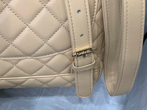 Chanel A91120 Backpack Vintage Lambskin Bag Apricot - Gold / Small 25 x 20 x10 ???? - View 16