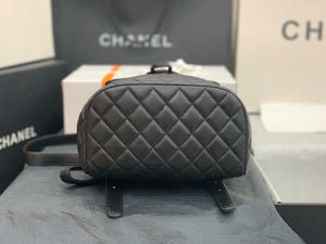 Chanel A91120 Backpack Vintage Lambskin Bag Black - Gold / Small 25 x 20 x10 ???? - View 14