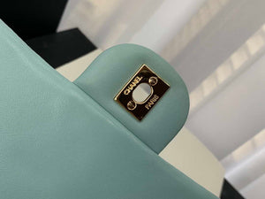 Chanel A91120 Backpack Vintage Lambskin Bag Blue - Gold / Small 25 x 20 x10 ???? - View 7