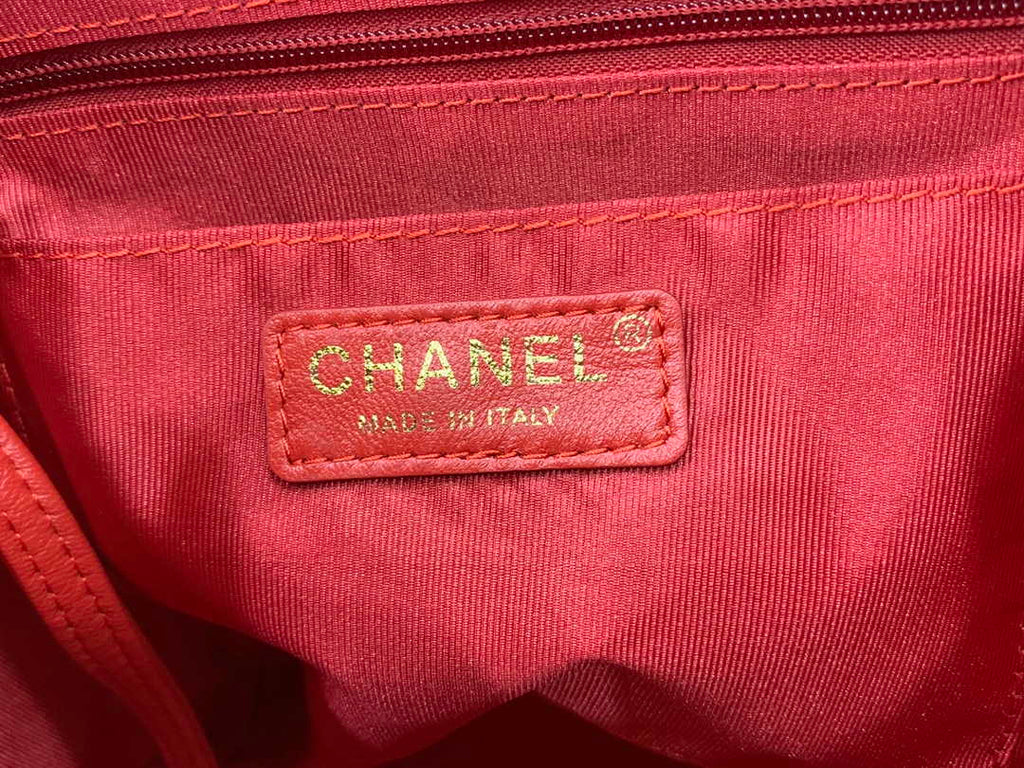 Chanel A91120 Backpack Vintage Lambskin Bag Red