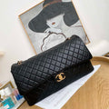 Chanel A91169 Flap Travel Bag Airport Series A94305 caviar calfskin Black Gold - Default Title - View 1