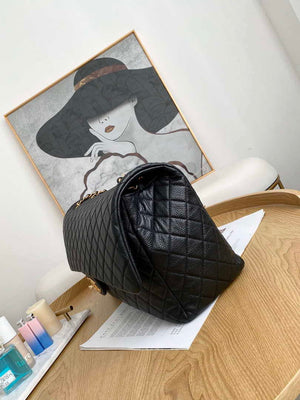 Chanel A91169 Flap Travel Bag Airport Series A94305 caviar calfskin Black Gold - Default Title - View 6