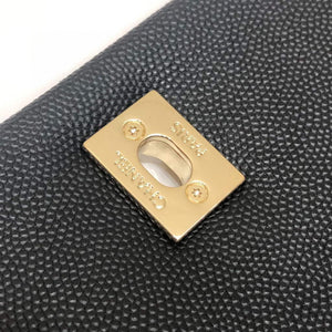 Chanel A92991 Large Flap Bag With Brown Top Handle Bag Black - Default Title - View 7