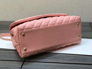 Chanel A92991 Large Flap Bag With Top Handle handBag Pink - Default Title - View 5
