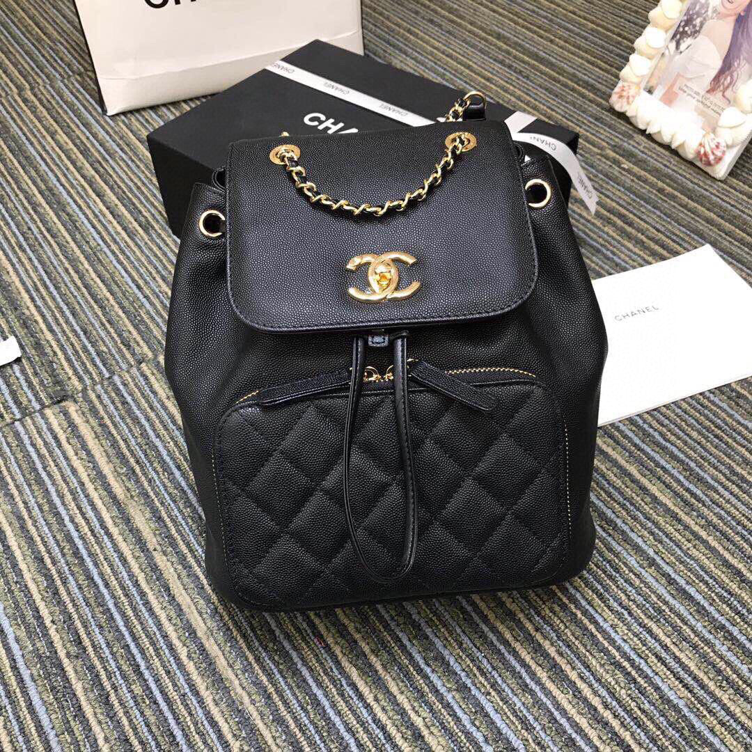 CHANEL A93748 Matelasse Caviar Leather Black - Default Title - View 1