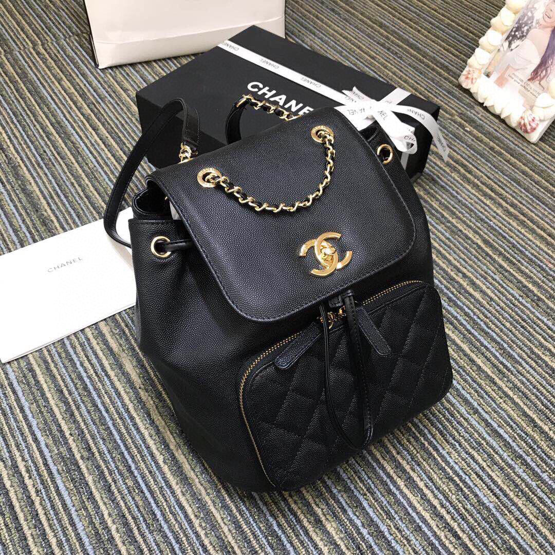 CHANEL A93748 Matelasse Caviar Leather Black - Default Title - View 3