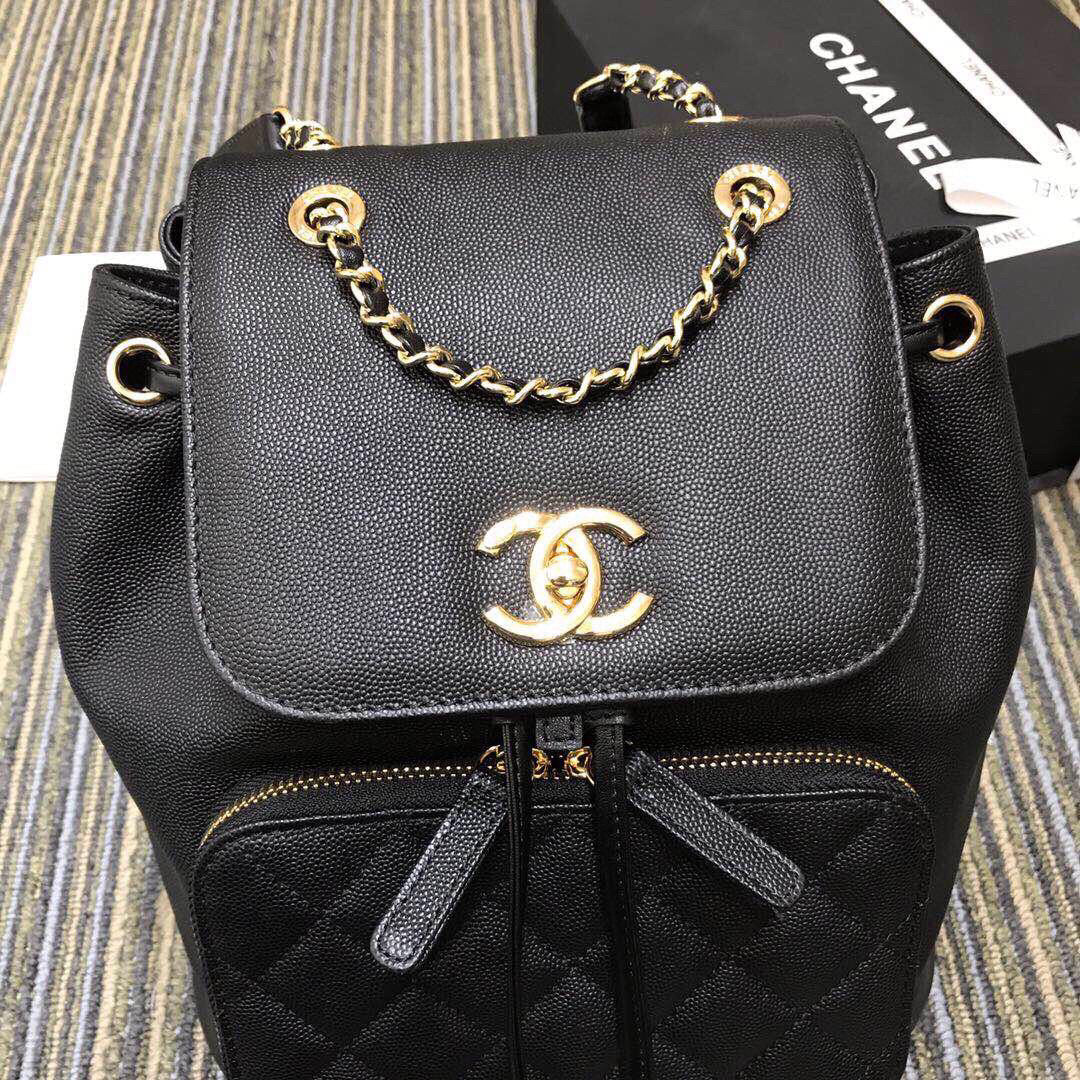 CHANEL A93748 Matelasse Caviar Leather Black - Default Title - View 4