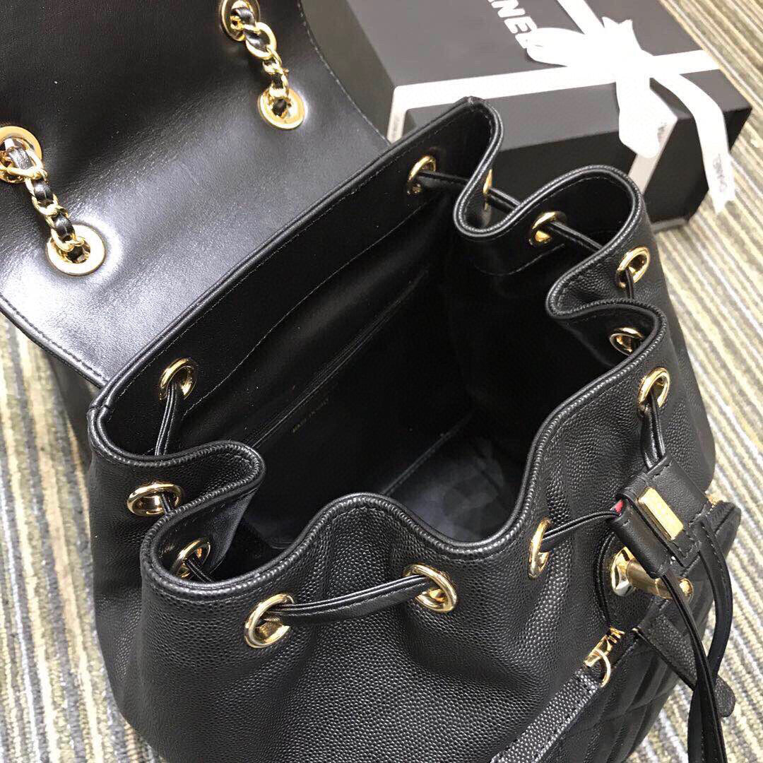 CHANEL A93748 Matelasse Caviar Leather Black - Default Title - View 7