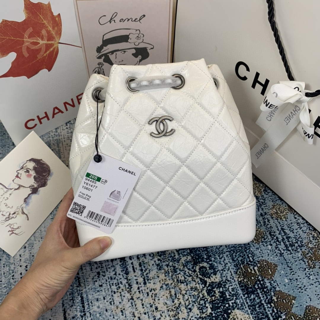 Chanel A94485 Gabrielle Backpack White