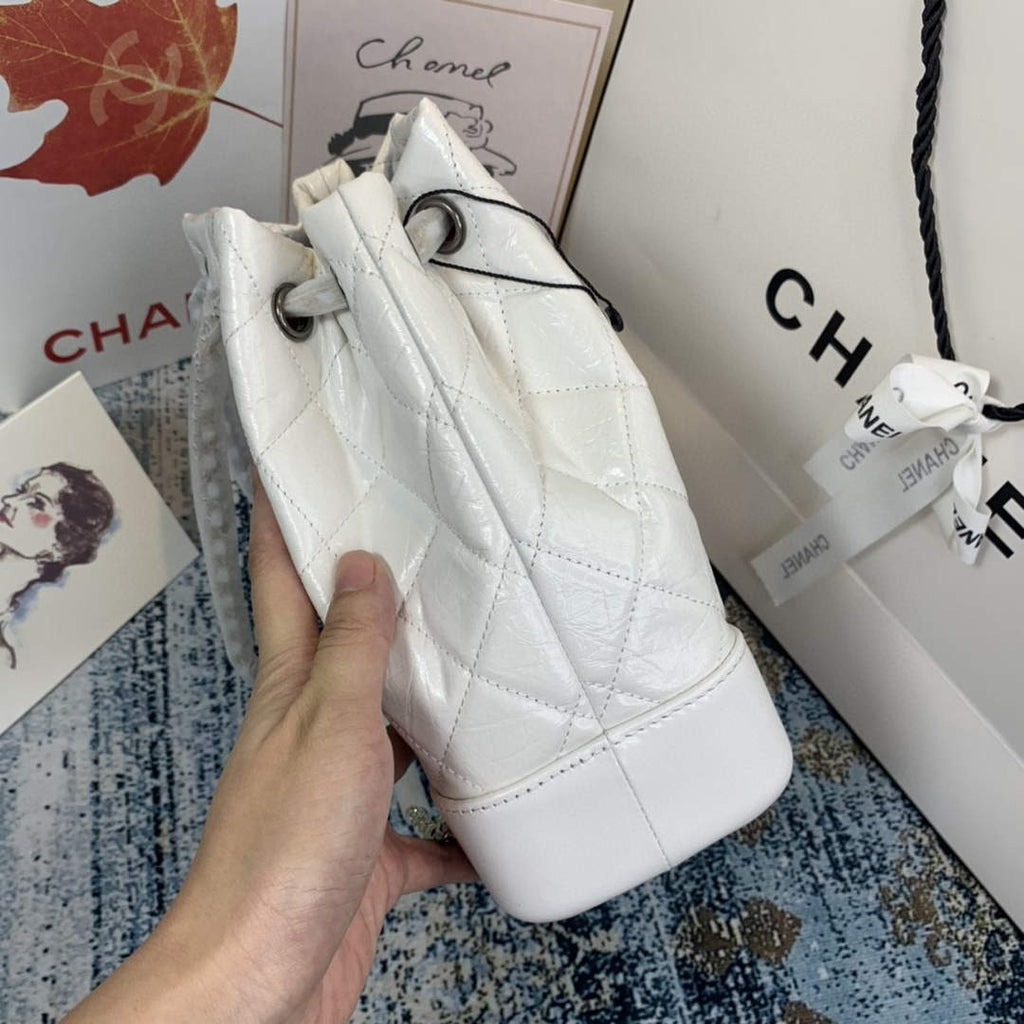 Chanel A94485 Gabrielle Backpack White