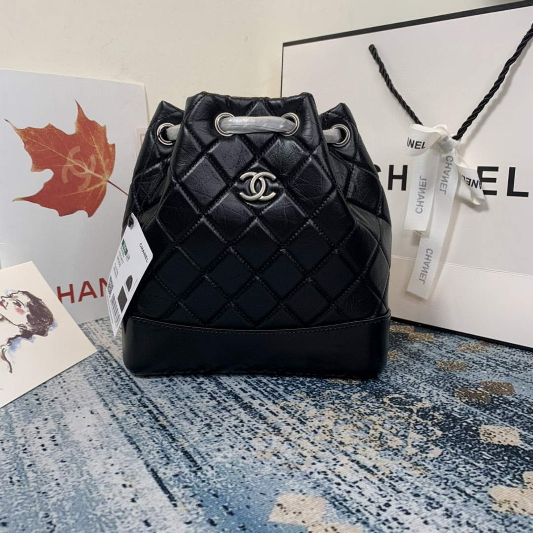 Chanel A94485 Gabrielle Backpack Black - Default Title - View 1
