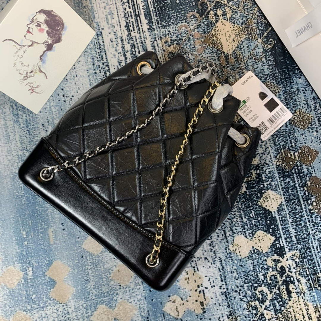 Chanel A94485 Gabrielle Backpack Black
