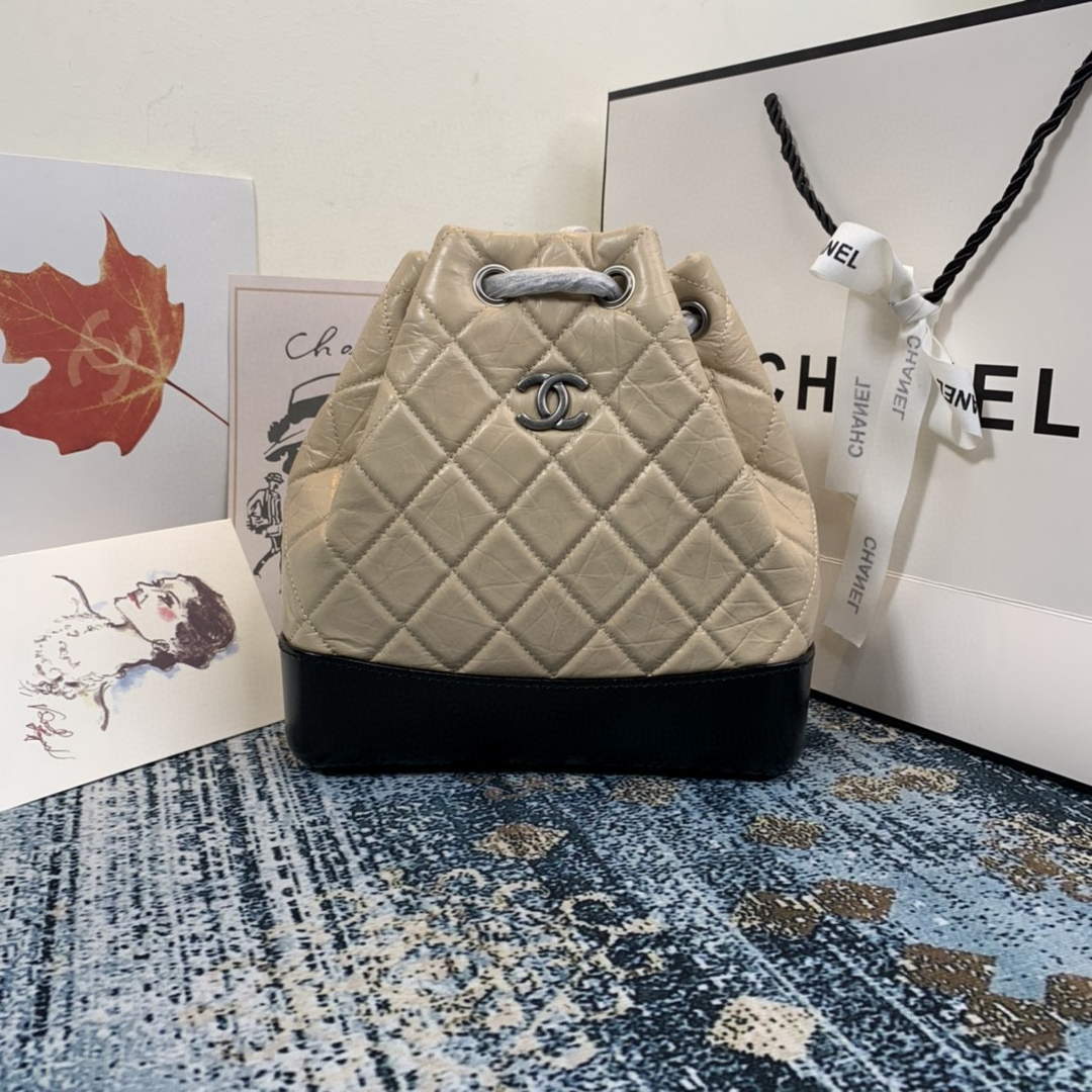 Chanel A94485 Gabrielle Backpack Apricot - Default Title - View 1