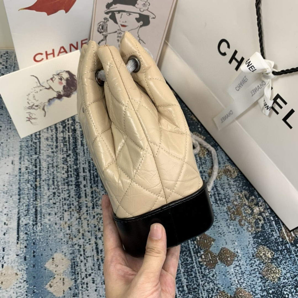 Chanel A94485 Gabrielle Backpack Apricot