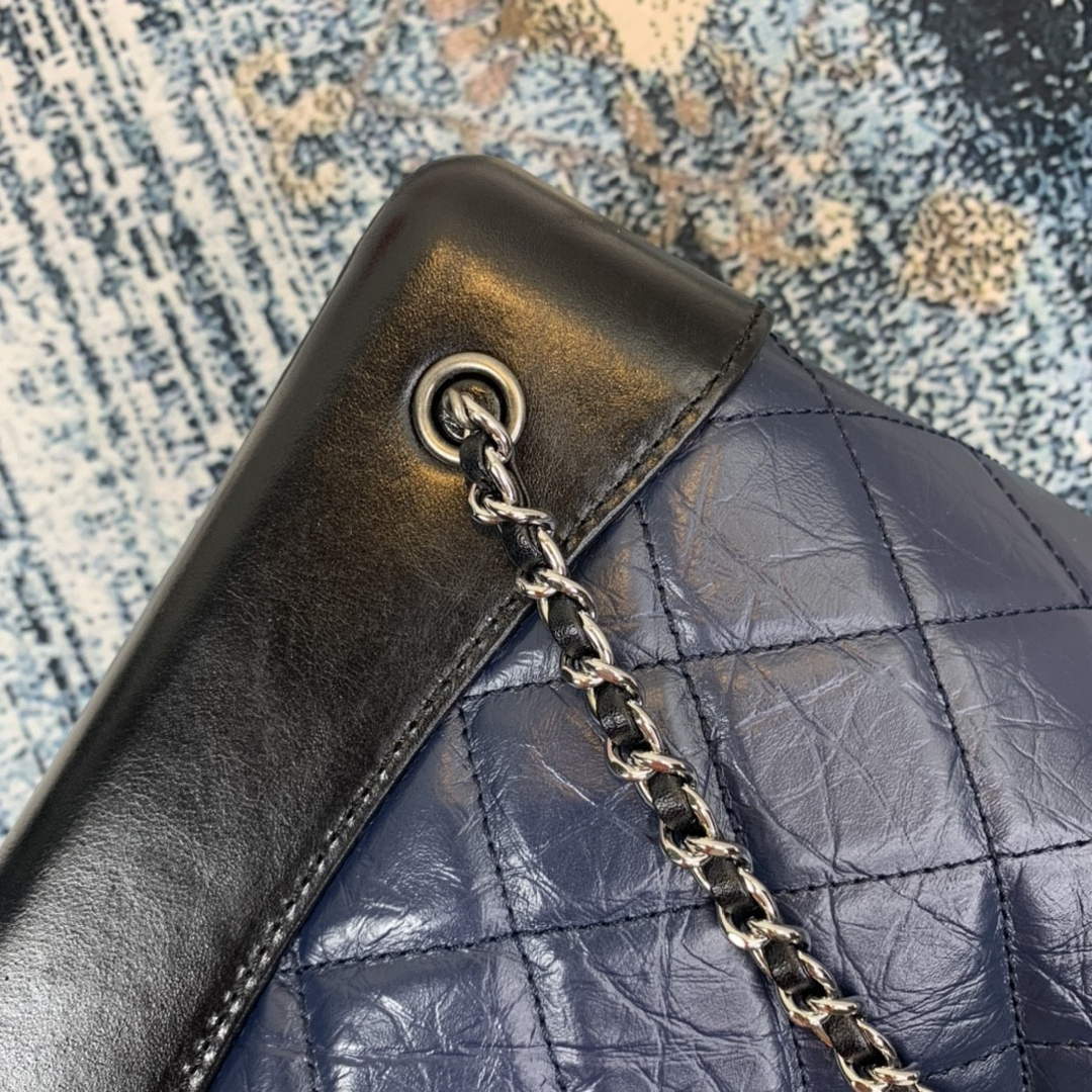 Chanel A94485 Gabrielle Backpack Navy Blue - Default Title - View 7
