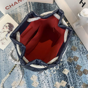 Chanel A94485 Gabrielle Backpack Navy Blue - Default Title - View 8