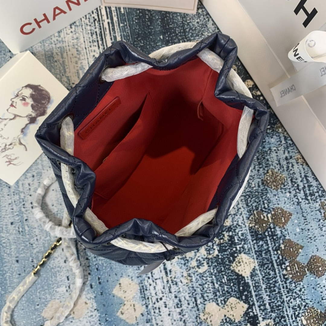 Chanel A94485 Gabrielle Backpack Navy Blue