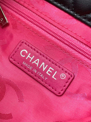 Chanel A98002 Vintage Bucket bag Black with Patent leather - Default Title - View 8