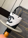Chanel A98002 Vintage Bucket bag White