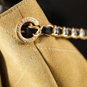Chanel A99002 Shopping Bag 25P Diamond Basket Shopping Bag Black and Tan - Default Title - View 7